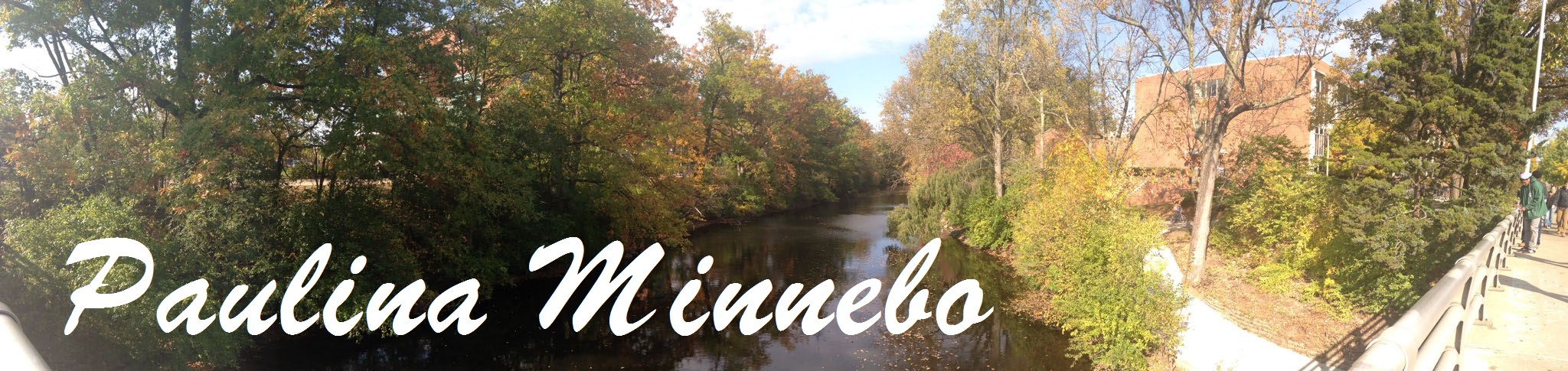 Red Cedar River with Paulina Minnebo written over it